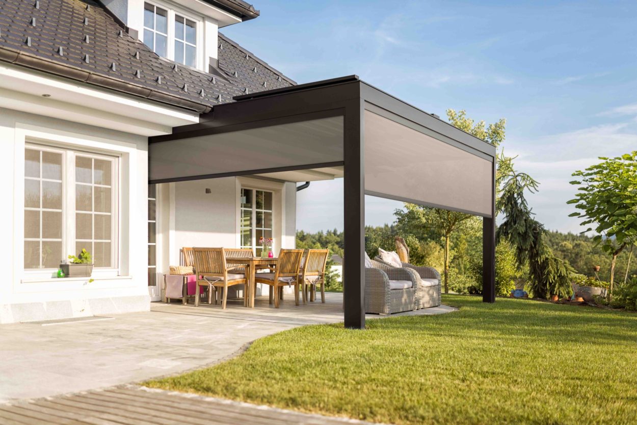 Motorized Patio Shades - Custom Shade and Shutter