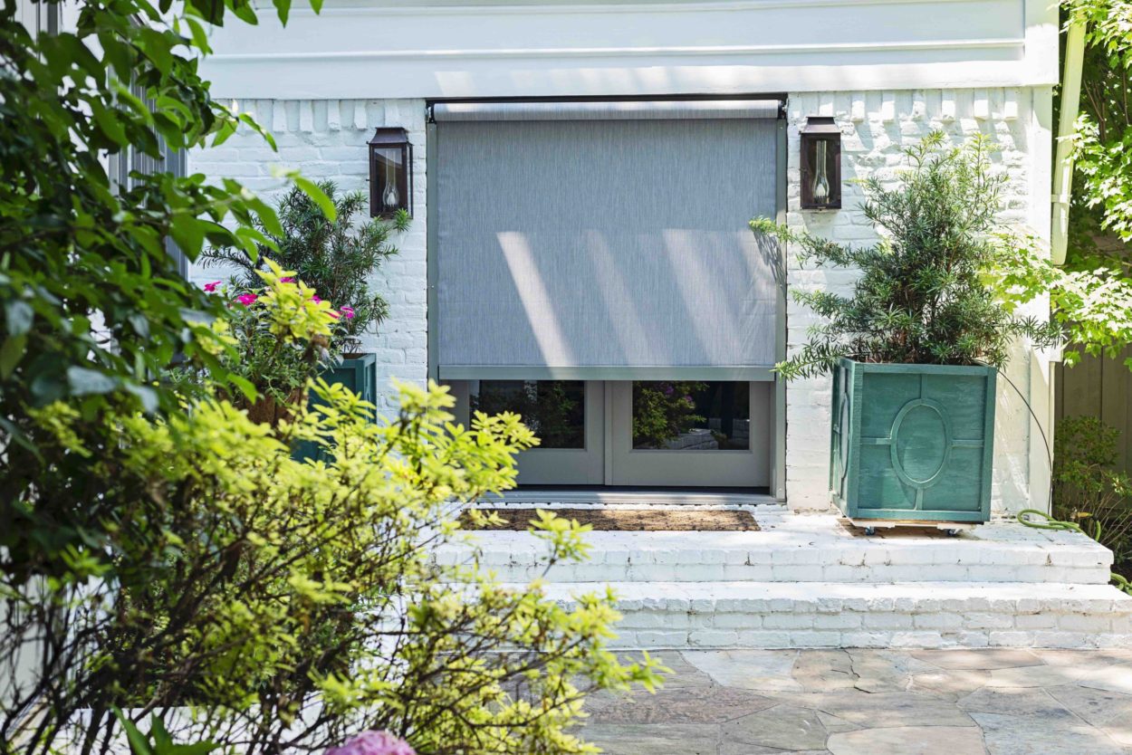 Gallery Shadesol Alfresco motorized screen for windows