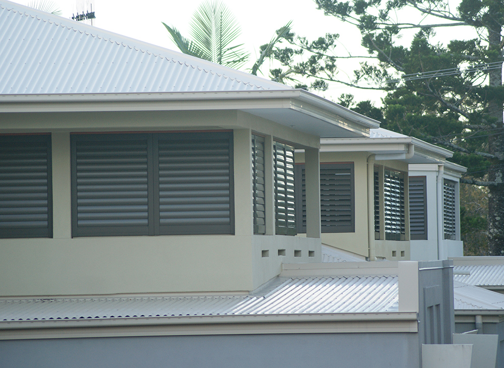 Commercial Plantation shutters sliding glass doors